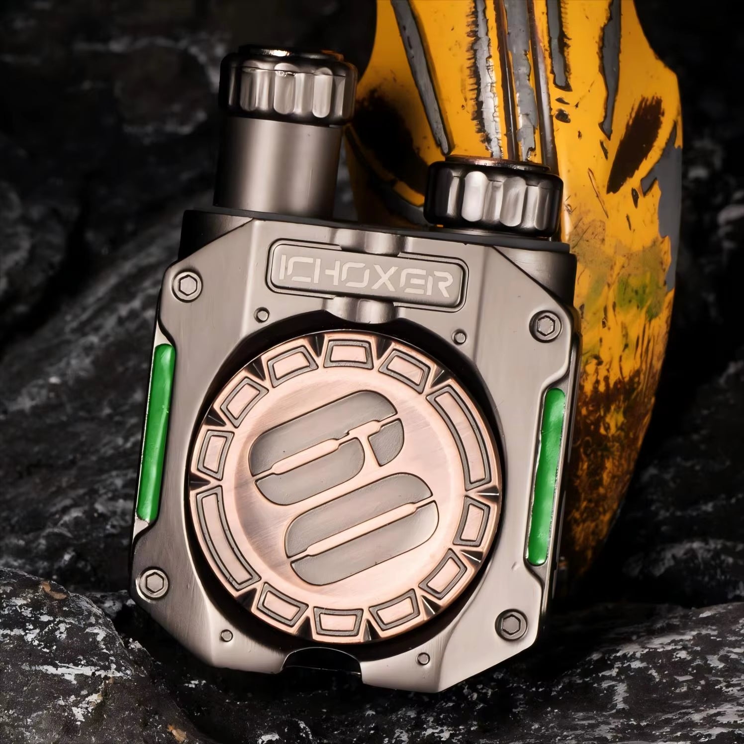 EDC Metal Fidget Spinner Roller Magnetic Push Coin Stress Relief Toy Pushing Card Haptic Coin Ratchet Wheel Relieve Clicker