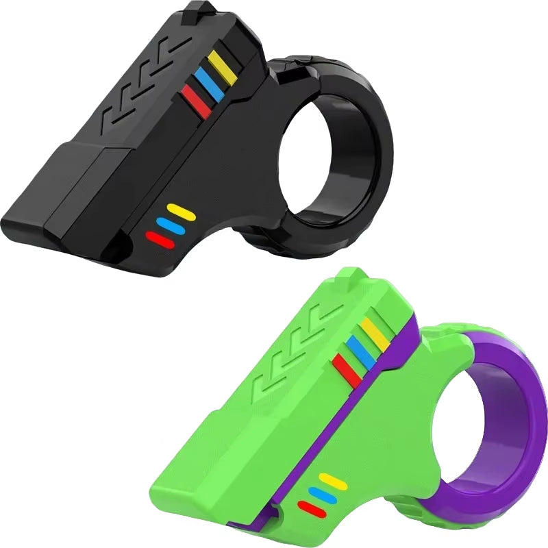 Rotary Finger Sliders Fidget Toys Office Pressure Relief Slider Ratchet Finger Fidget 3D Printed Fidegt Toys Fingertip Textured