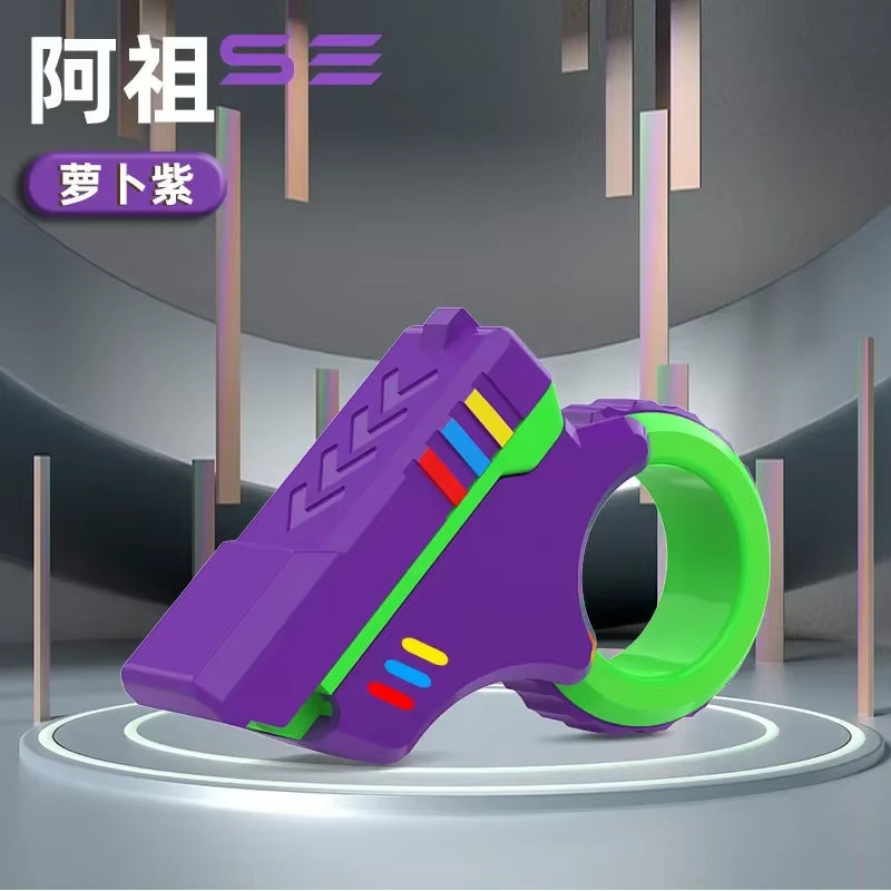 Rotary Finger Sliders Fidget Toys Office Pressure Relief Slider Ratchet Finger Fidget 3D Printed Fidegt Toys Fingertip Textured