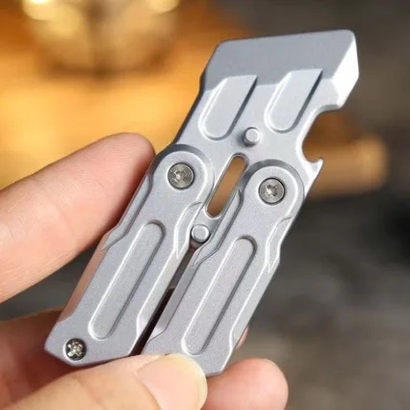 Metal Magnetic Fidget Coin EDC Adult Multifunctional Crowbar Slider Decompression Toy Anxiety Stress Relief Gift