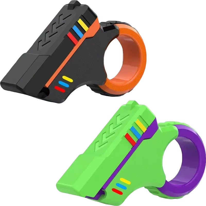 Rotary Finger Sliders Fidget Toys Office Pressure Relief Slider Ratchet Finger Fidget 3D Printed Fidegt Toys Fingertip Textured