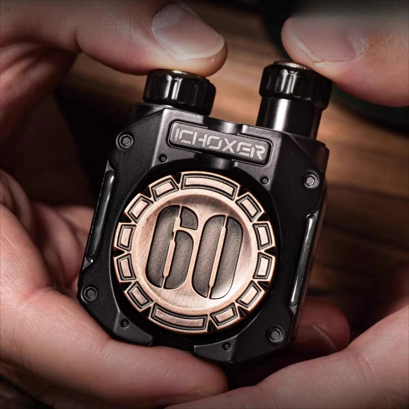 EDC Metal Fidget Spinner Roller Magnetic Push Coin Stress Relief Toy Pushing Card Haptic Coin Ratchet Wheel Relieve Clicker