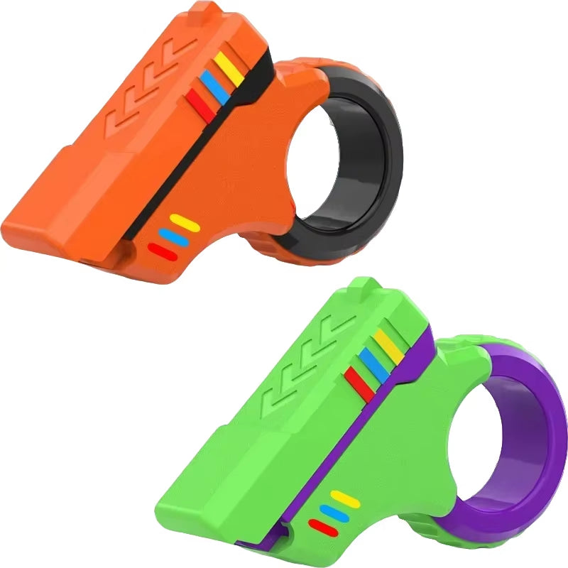 Rotary Finger Sliders Fidget Toys Office Pressure Relief Slider Ratchet Finger Fidget 3D Printed Fidegt Toys Fingertip Textured